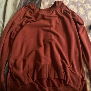 Burnt Orange Athleta crewneck